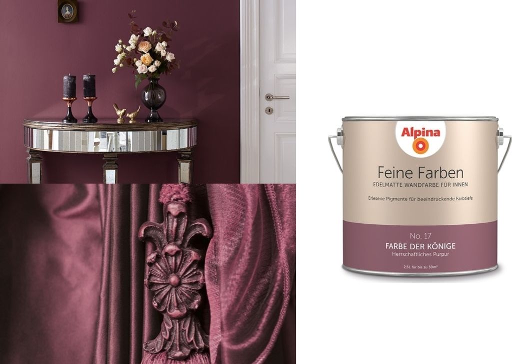 Alpina Feine Farben No. 17 Farbe der Könige® edelmatt 2,5 Produktbild 