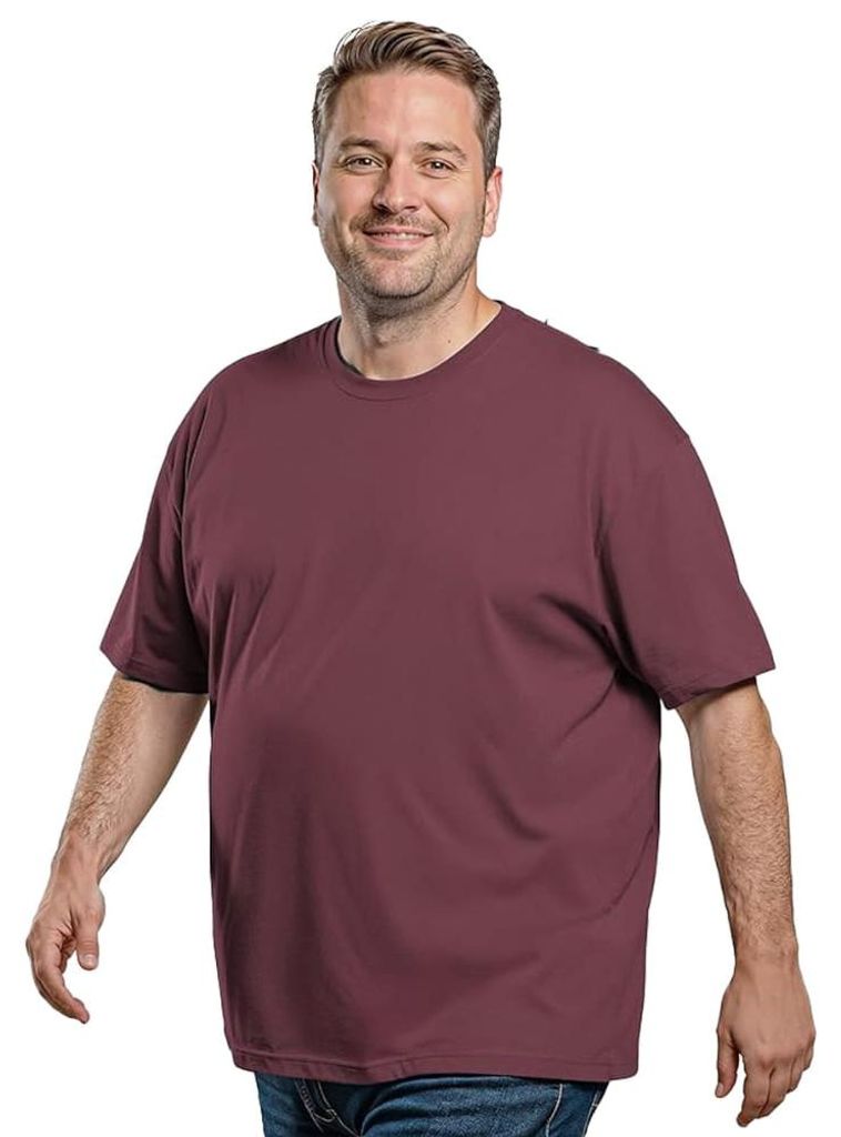 Logostar - Basic T-Shirt - Übergrößen bis 15XL - Burgundy / 15XL
