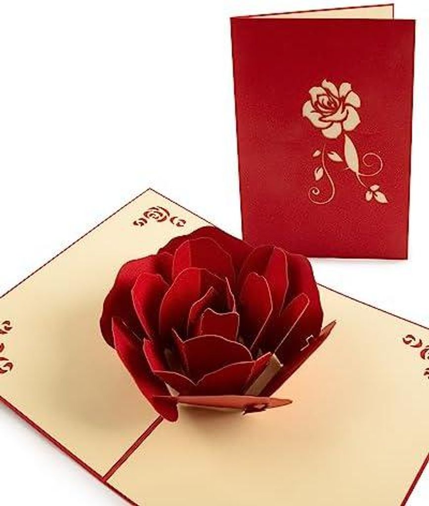 3D Glückwunschkarte Liebe Karte Zum Valentinstag Romantik Karte Liebe Jubiläumskarte Hochzeitskarte Valentinstagskarten für Mutter Frau Oder Fre...