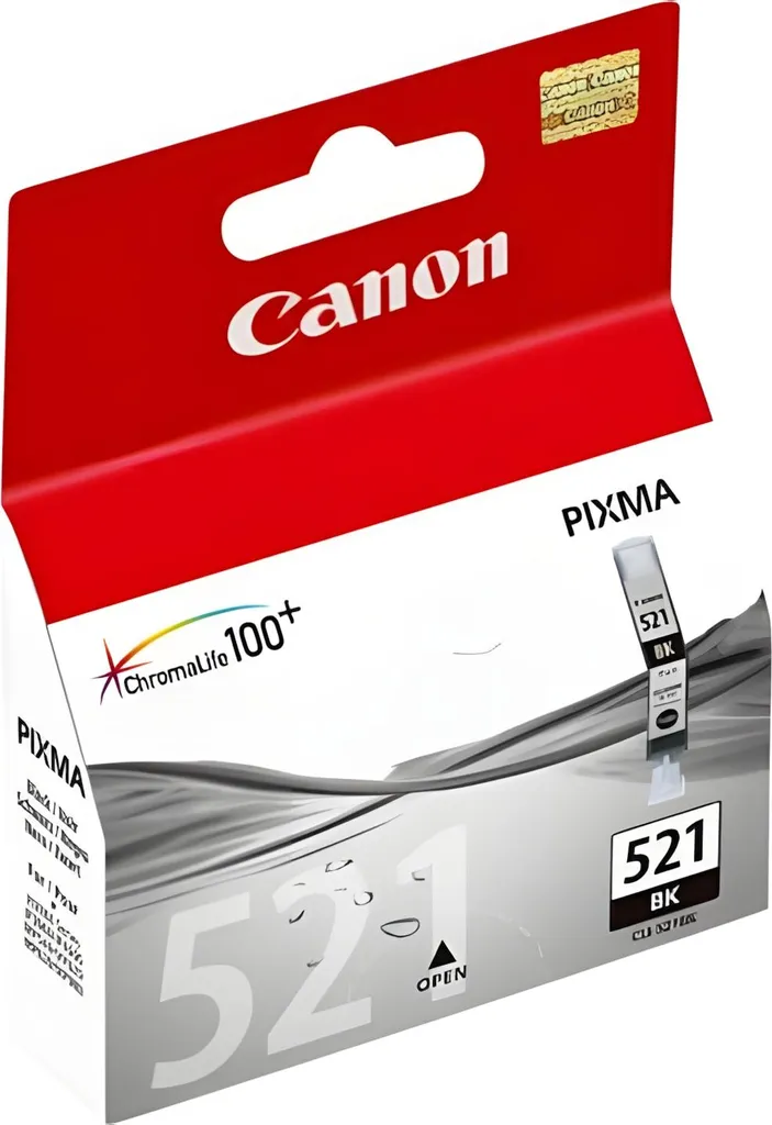 Canon CLI-521 BK Originale - Inchiostro Nero per Foto Brillanti - 14