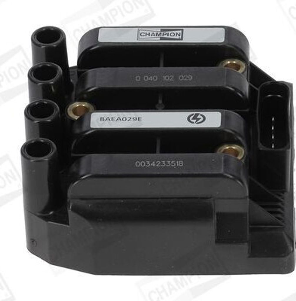 CHAMPION BAEA029E Zündspule 12V für VW Golf IV Schrägheck (1J1) TOURAN (1T1, 1T2) Caddy III Kombi (2KB, 2KJ, 2CB, 2CJ) Golf IV Variant (1J5)