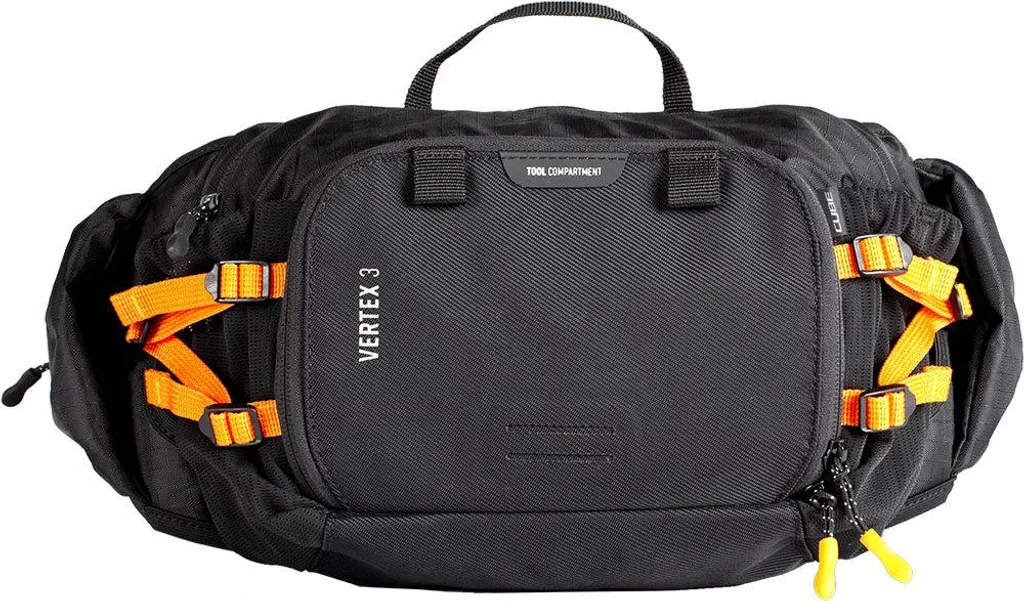 Sac banane Cube Vertex 3L Noir - Sacoche de ceinture ergonomique Vertex