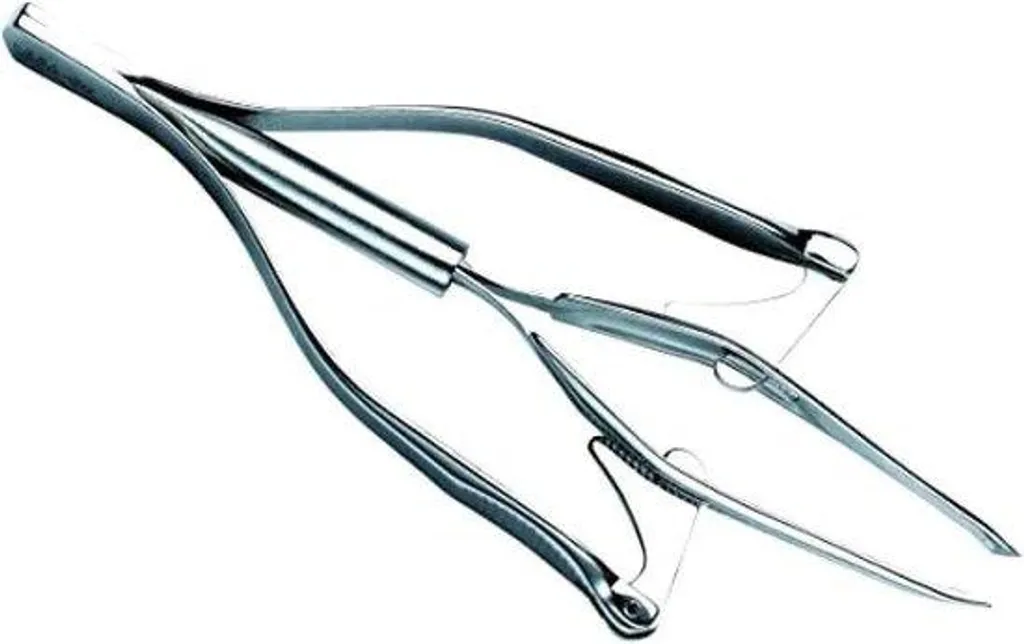 Pince automatique nickelée 10 cm - Outil de précision multicolore