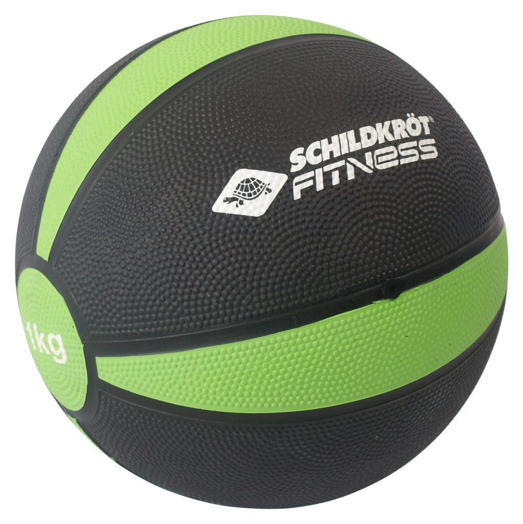 Schildkröt SK Fitness MEDIZINBALL 1kg, (black-green) in Sichtbox; 960061