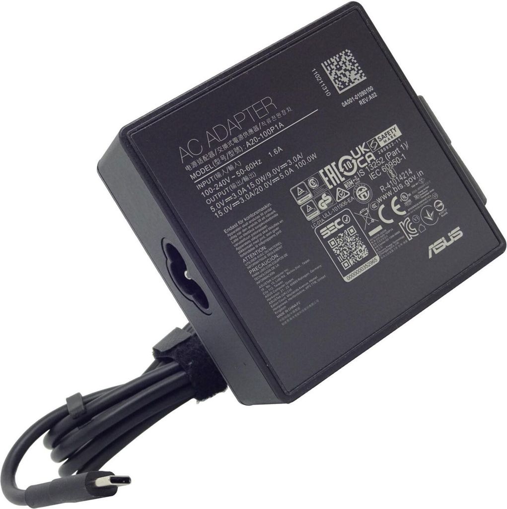 ASUS ADAPTER 100W PD 3P(TYPE C) origin. ASUS Zdjęcie produktu 
