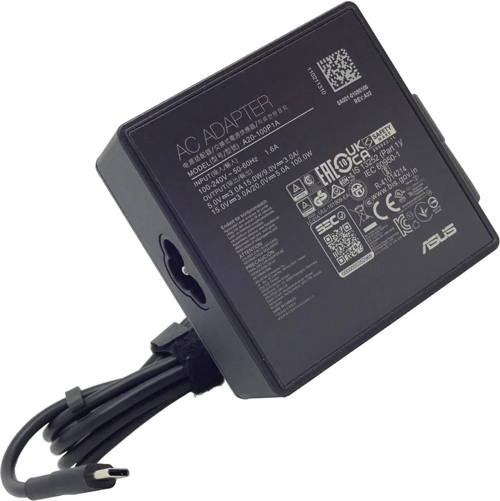 ASUS ADATTATORE 100W PD 3P(TIPO C) orig. ASUS