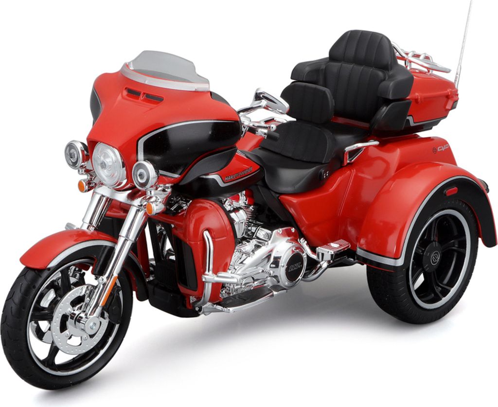 Maisto Harley-Davidson Trikes - CVO Tri Glide 2021 1:12 orangeová
