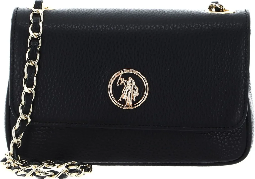 U.S. POLO ASSN. Arlington Small Pochette en Cuir Noir pour Femme