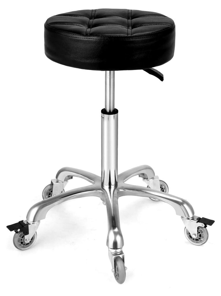 Verstellbarer robuster Hocker – Rollhocker mit Produktbild 