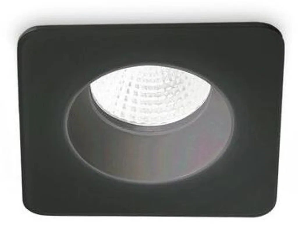 Luminaire Encastré LED IP65 ROOM-65 Ideal Lux Noir pour Salle de Bain