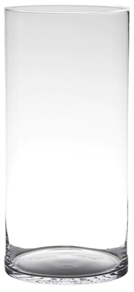 Dekoglas, Vase ZYLINDER LUNA H. 40cm D. 18,5cm transparent Produktbild 
