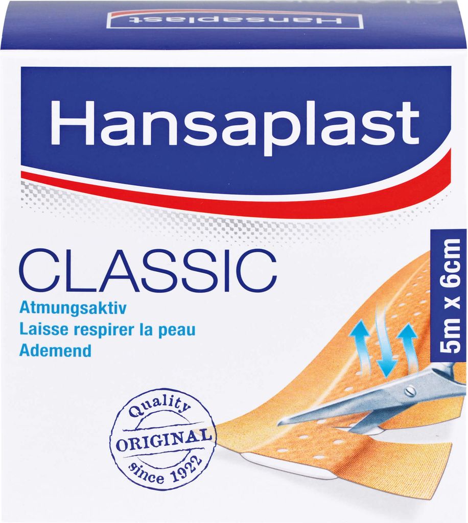Hansaplast Classic Großpackung 5 m x 6 cm Produktbild 8