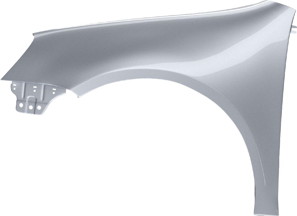 BLU Premium Kotflügel Passend für VW Volkswagen Golf V 5 Schrägheck LA7W Links Silber ReflexSilber | 2003-2009 | Vorderseite Vorne | Lackiert | ...
