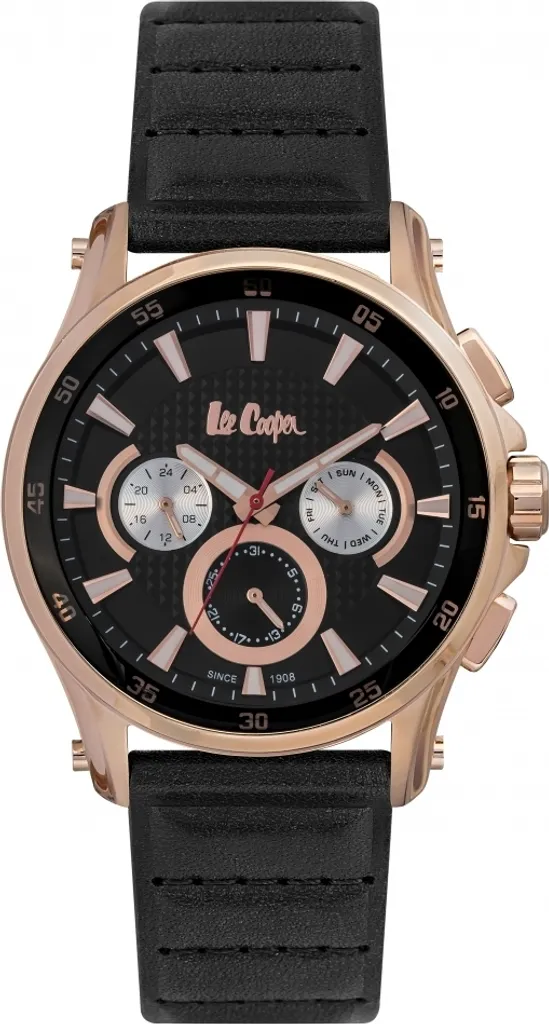 Montre Homme Lee Cooper LC06540.451 Noire - Design Londonien Chic