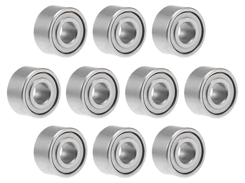 10 Stš¹ck Rillenkugellager 2x5x2.5mm MR52ZZ Doppel Dichtung Chrome Lager