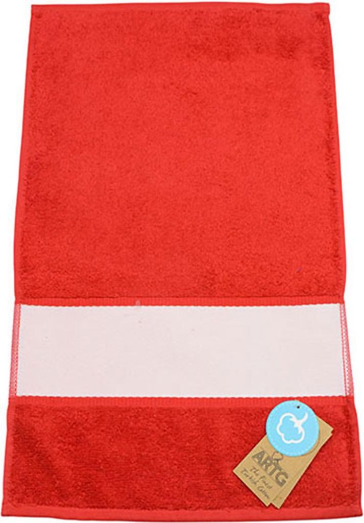 A&R AR085 | SUBLI-Me Guest Towel - Gästetuch - 30 x 50 cm - Farbe: Fire Red - Größe: 30 x 50 cm