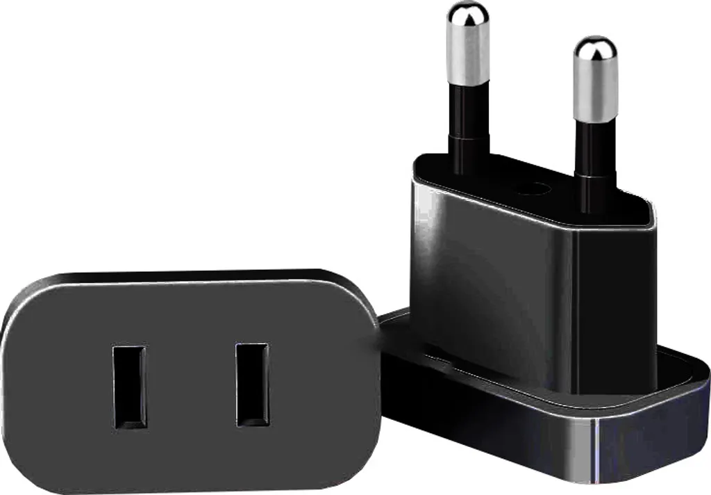 Spina Adattatore INF Europea 4mm Nero - Must-Have per Viaggiatori