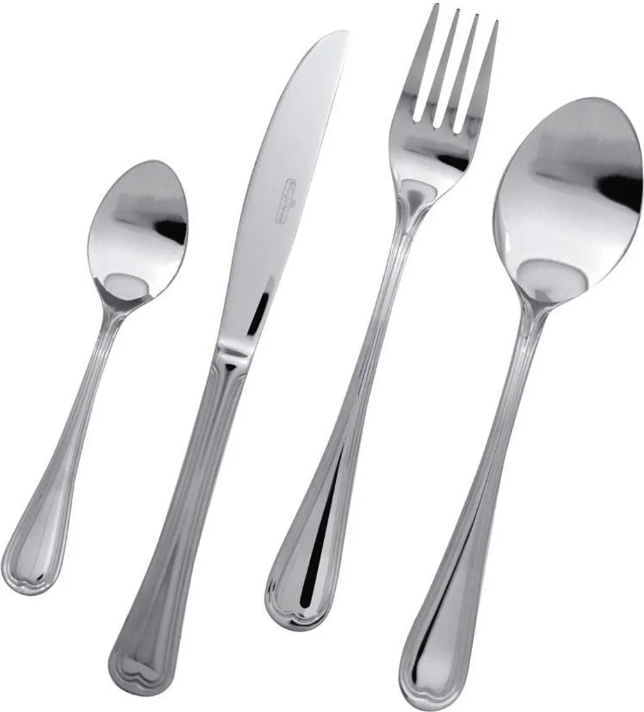 Magefesa Cordoba: Set 24 Posate Inox 18/0 Argento Alta Densità