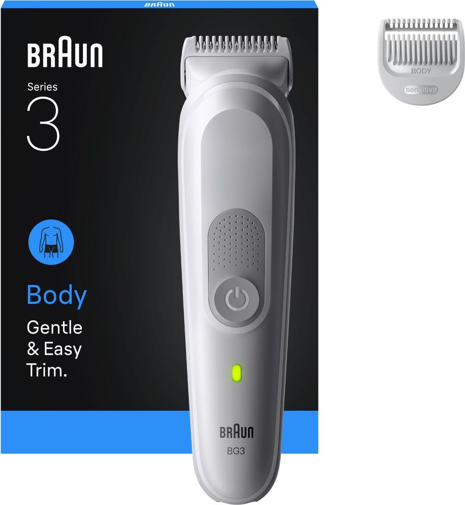 Braun Series 3 BG3500 Körperrasierer, wasserdicht, 80 Min