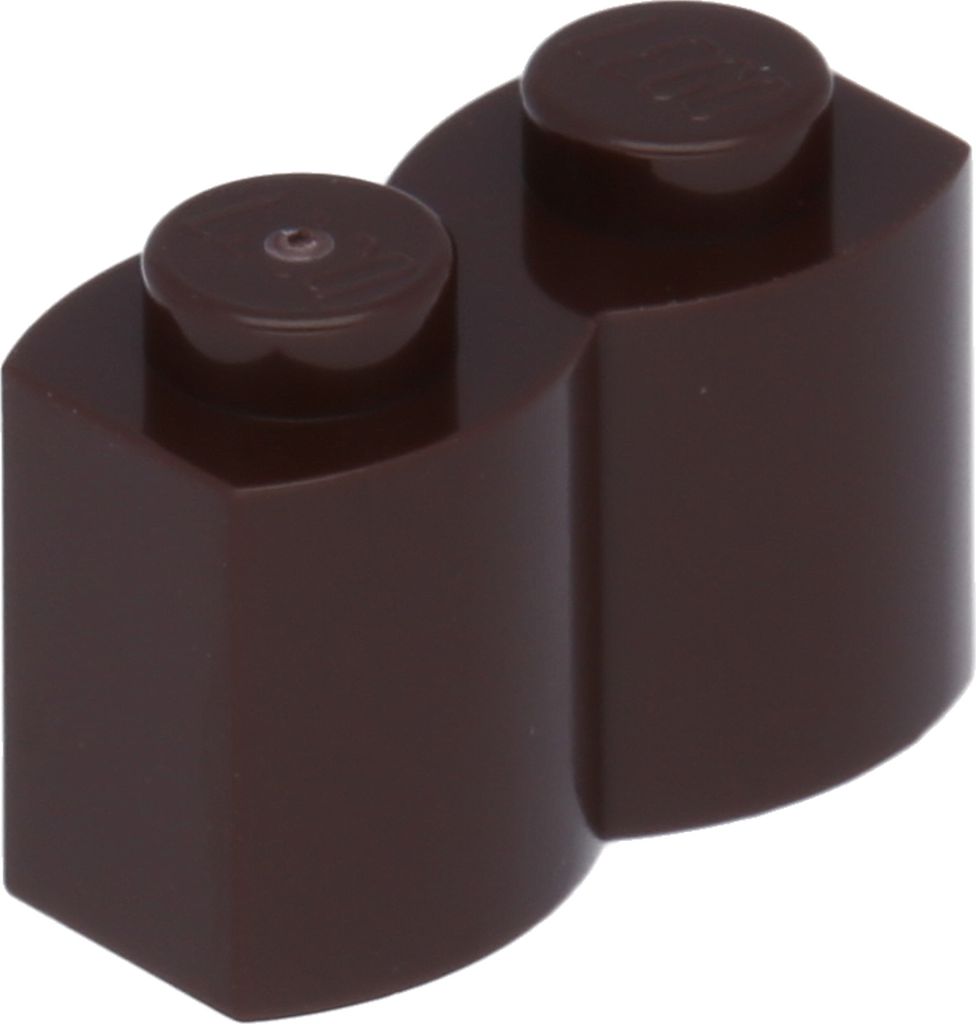 1x2 Pallisade - 250 Stück Dunkelbraun