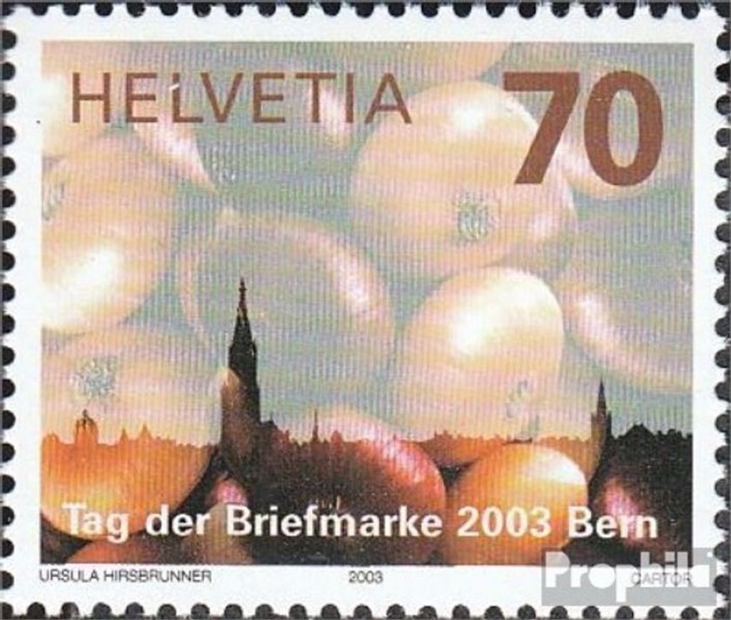 Briefmarken Schweiz 2003 Mi 1859 (kompl.Ausg.) gestempelt Tag der Briefmarke