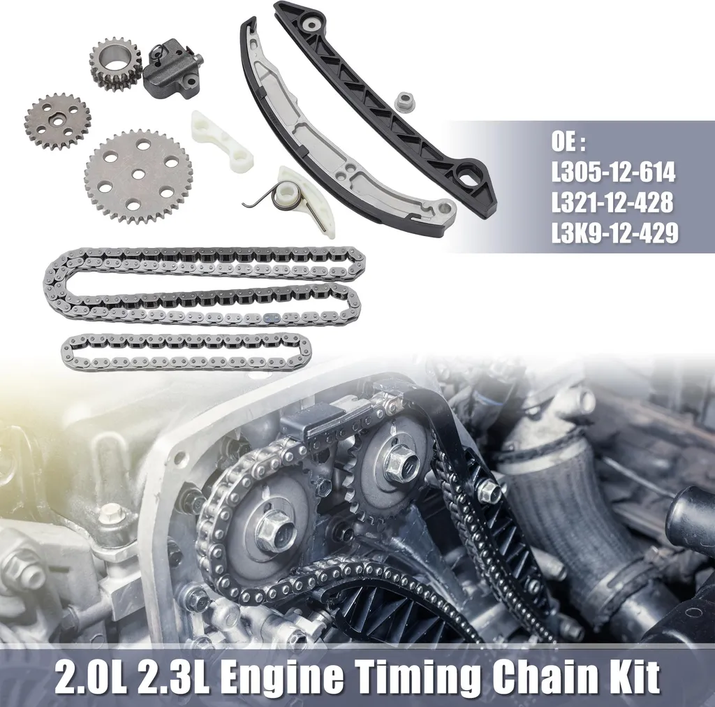 Kit Distribution Mazda Renforcé TKMZ230A - Chaîne et Tendeur Acier