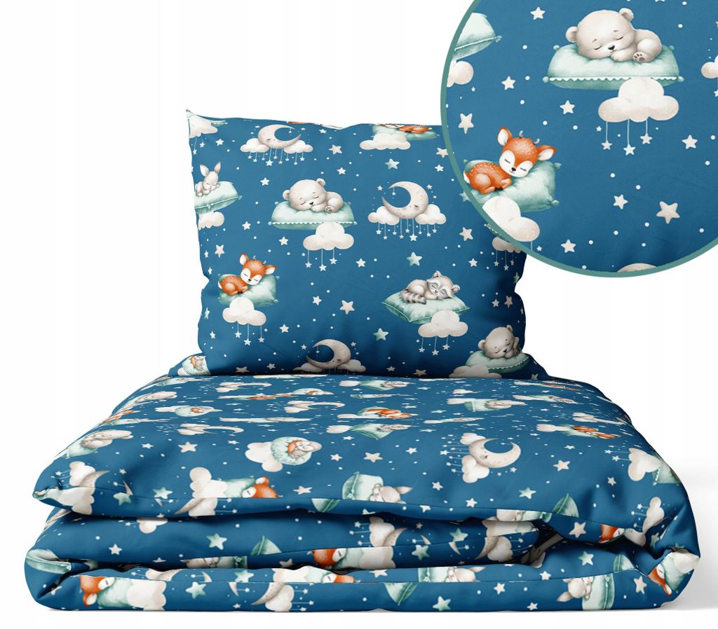 Kinder Bettdecke ohne Bezug 100x135 cm - Baumwolle Baby Decke und Kissen Set Kinderdecke 100x135 und Kopfkissen 40x60