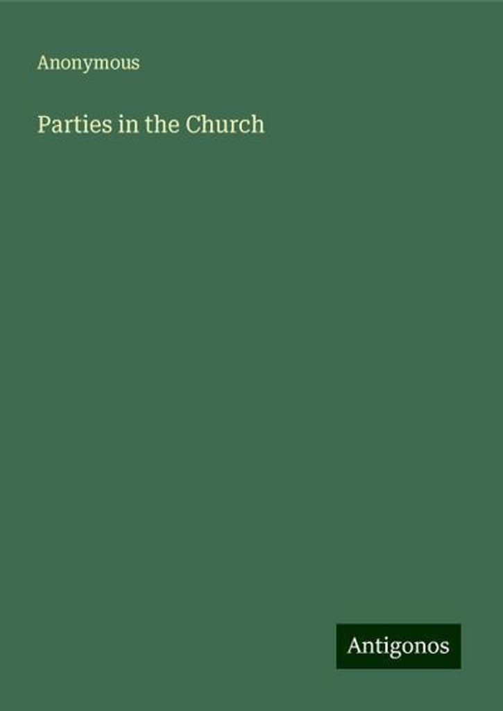 Anonym: Partys in der Kirche