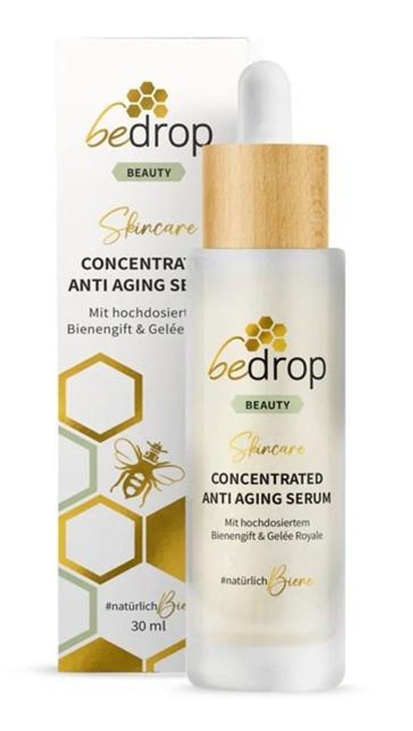 bedrop CONCENTRATED ANTI AGING SERUM Gesichtsserum mit Produktbild 
