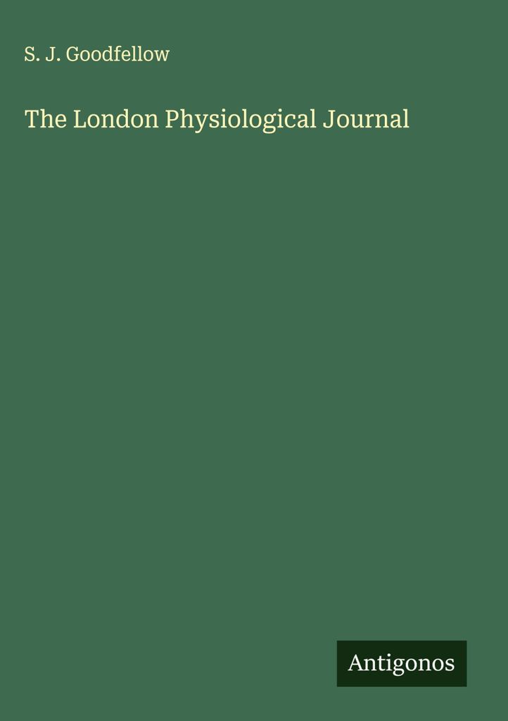 Die Londoner Zeitschrift für Physiologie