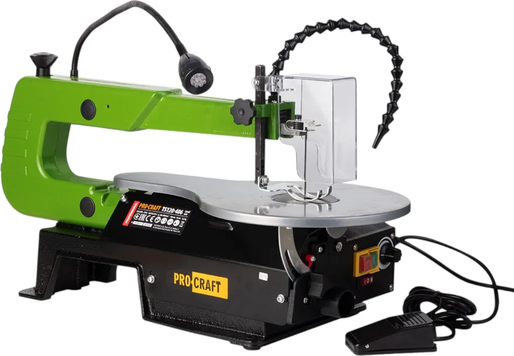 Procraft TS120-406 Scie à copeaux avec variateur de vitesse et 406mm