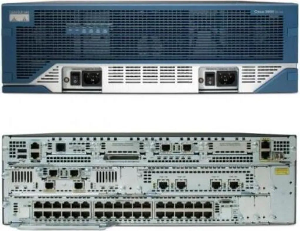 Routeur Cisco 3845 pour Infrastructure Réseau d'Entreprise Format Rack 3U