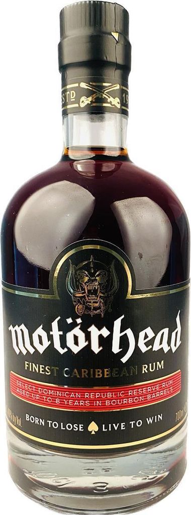 Motörhead Finest Caribbean Rum 40% Vol. 0,7l Produktbild 