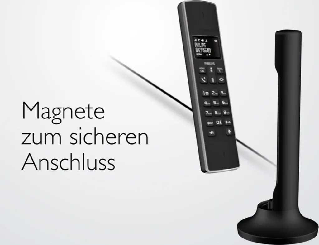 Fini les Interférences avec le Téléphone Sans Fil Philips M4502B Noir