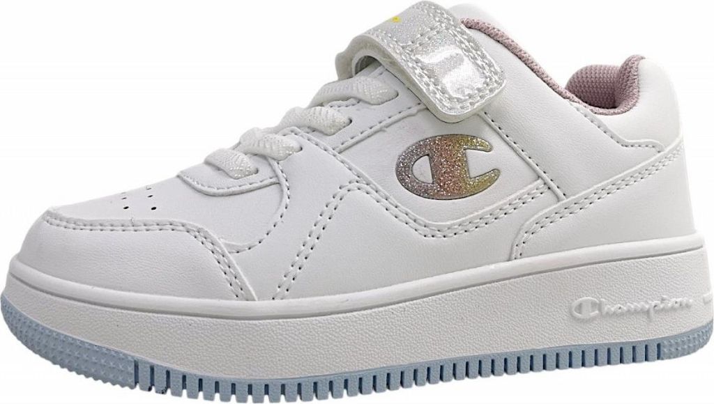 Champion RD18 Low G PS Sportschuhe Kinder Sneaker Klettschuh Weiß Freizeit, Schuhgröße:EUR 27 | US 10.5C