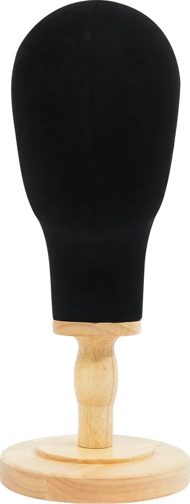 Support tête mannequin stable noir pour éviter chutes et dommages