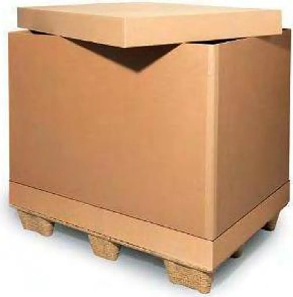Fond de palette 1220x820x100mm en carton marron 1.40 C résistant