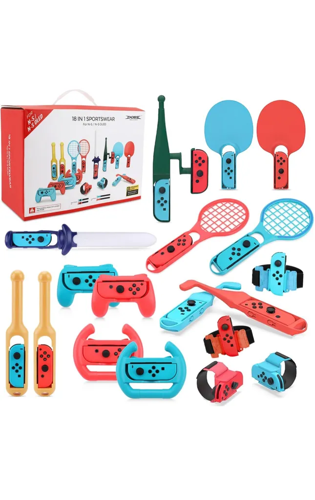 Kit Sport 18 in 1 per Nintendo Switch: Bundle Completo Famiglia