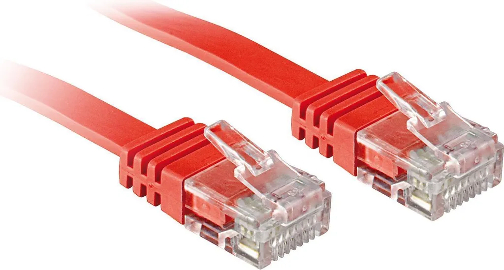 Cavo Ethernet Gaming Cat6 Lindy Rosso 0.3m | Zero Lag, Massimo Ordine