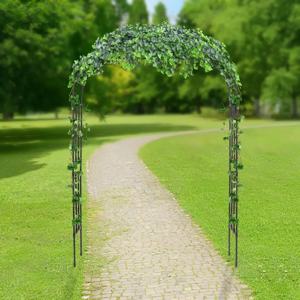 Support de croissance pour plantes grimpantes - Arche métal 180cm