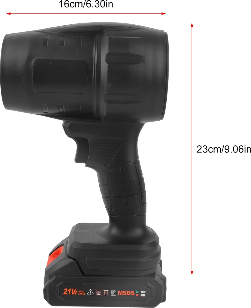 Souffleur électrostatique 21V à vitesse variable - Kit double batterie - 5