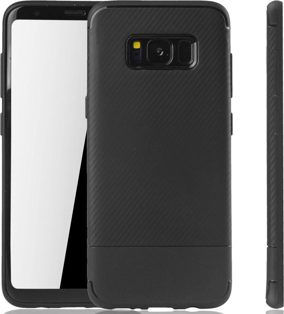 Samsung Galaxy S8 Plus Handyhülle Schutzcase Carbon Optik Produktbild 