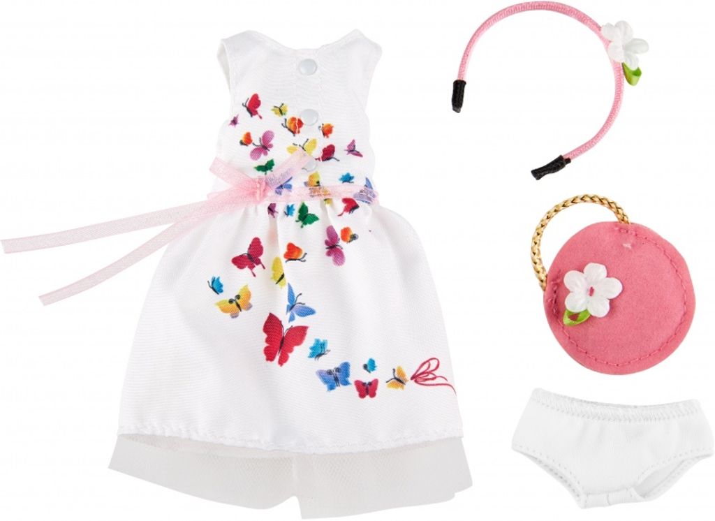 Kruselings Puppenkleidung Sofia Sommerfestival Outfit weiß - Festival