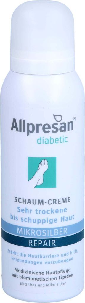 Allpresan diabetic Mikrosilber+Repair Schaum-Creme 125 ml