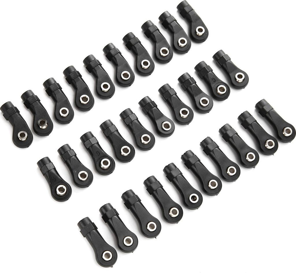 30Stück Link Linkage Rod End Width Balls Joint Head Set für Traxxas TRX?4 1/10 RC Car