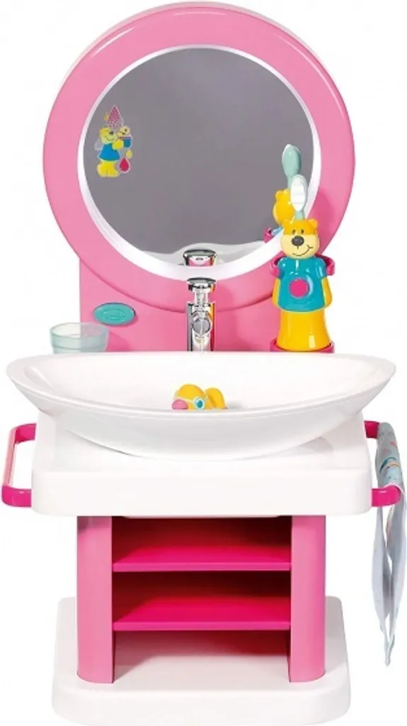 Lavabo rétro BABY born : fini les pleurs pour se laver les dents au lit