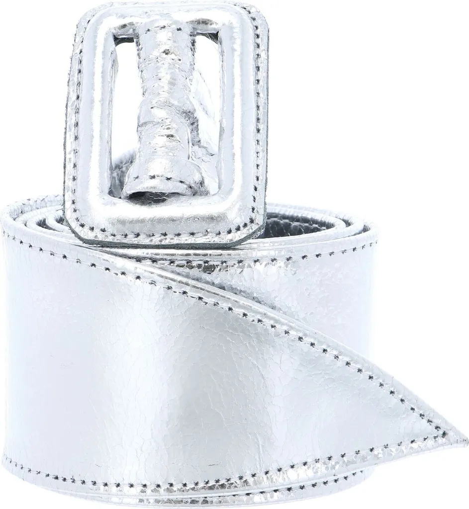 Vanzetti Pelle Cintura Argento Sun Kissed 50mm | Regalo Esclusivo