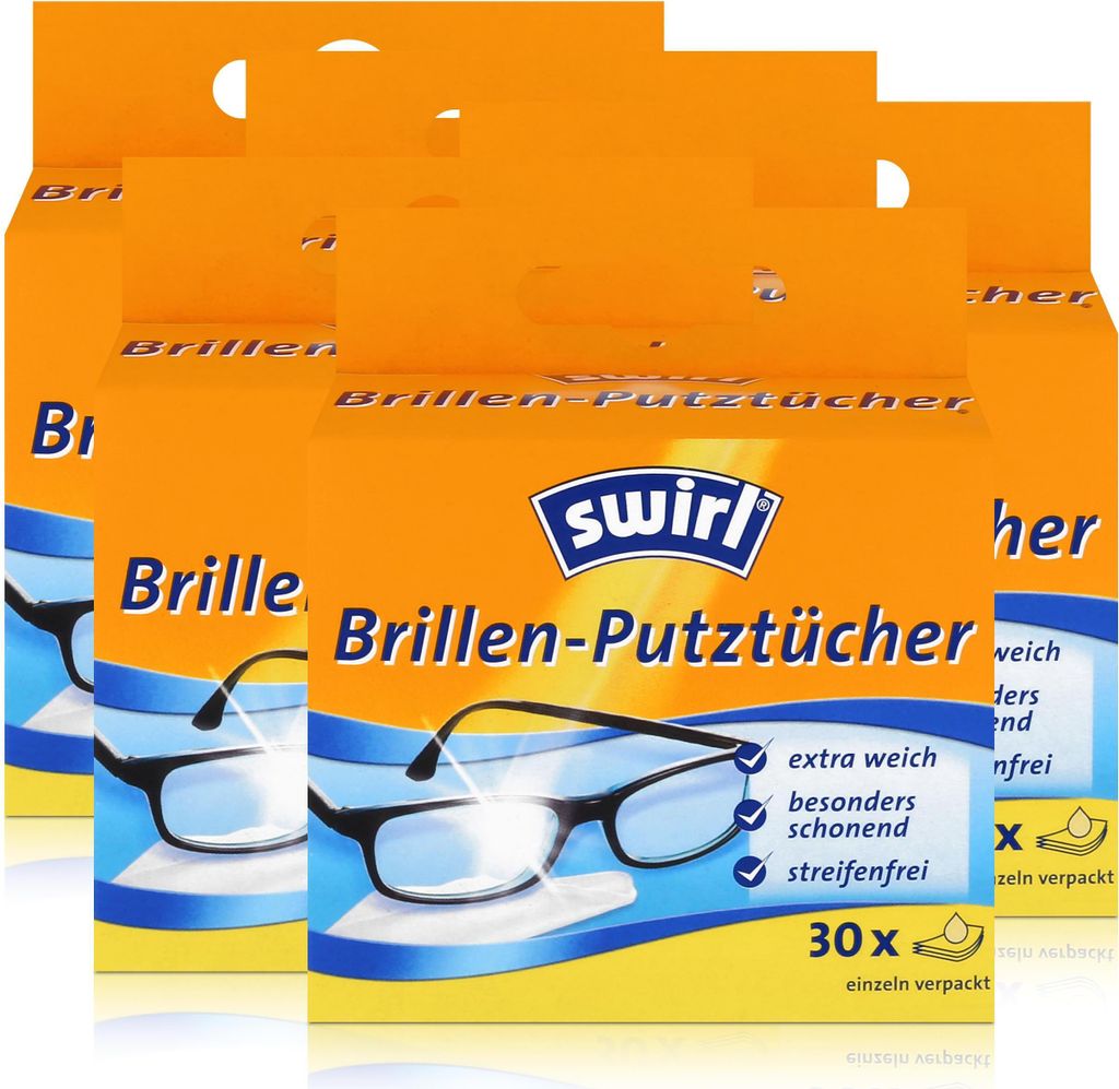 Swirl Brillen Putztücher 30 stk. Tücher - Mit Produktbild 