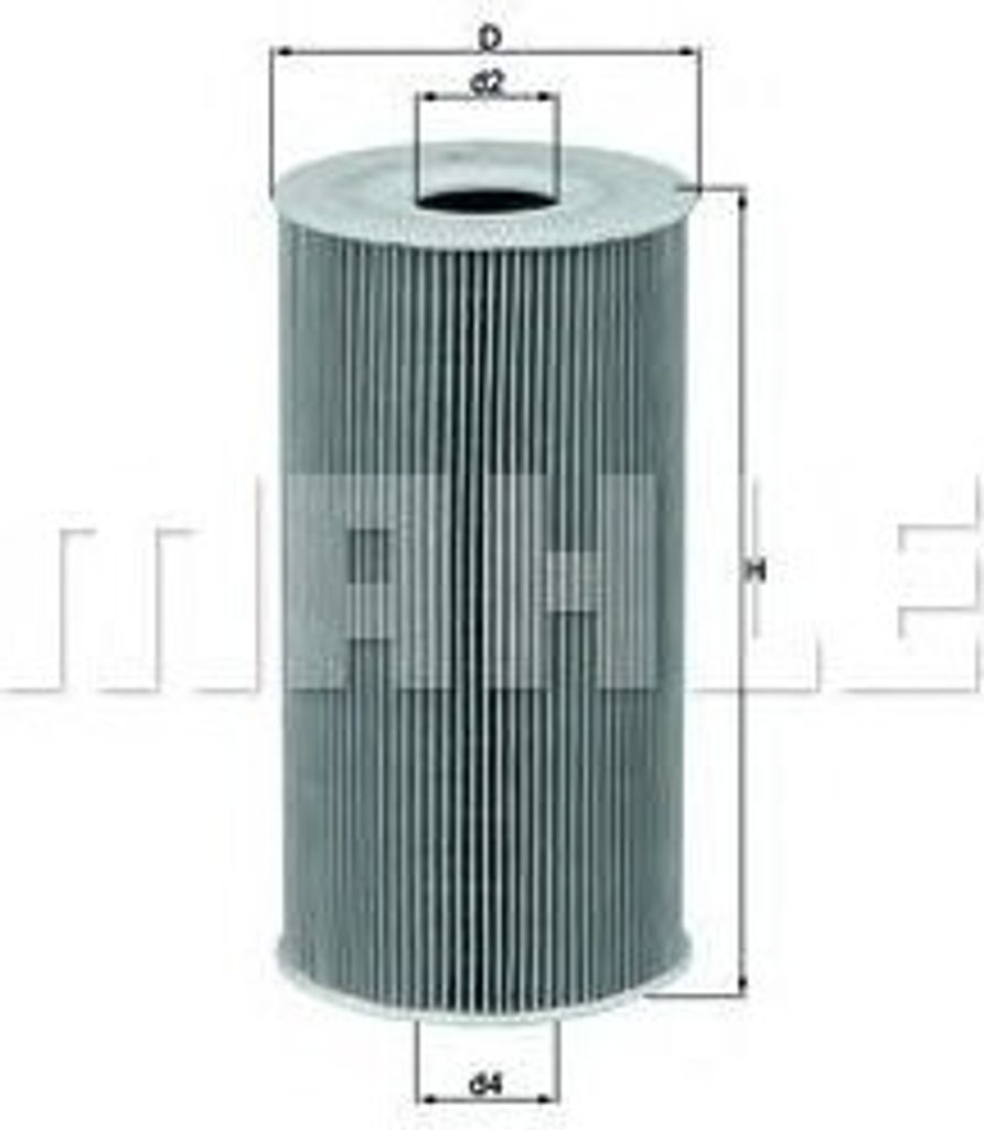 Ölfilter MAHLE OX 126D Filtereinsatz für OPEL Omega B Limousine (V94) Omega B Caravan (V94) für BMW 5 Limousine (E39) 5 Touring (E39) 3 Limousine 7