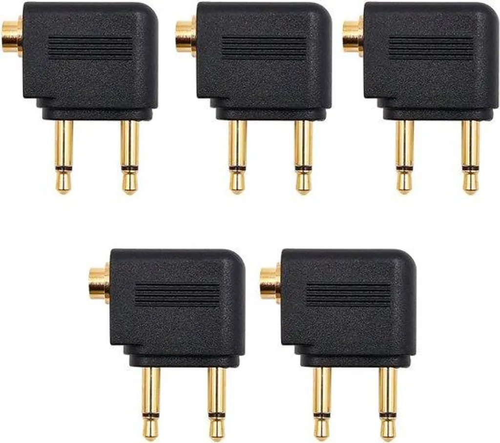 Lot de 5 Connecteurs Audio Jack 3,5mm TRRS Mâle Femelle Haute Qualité